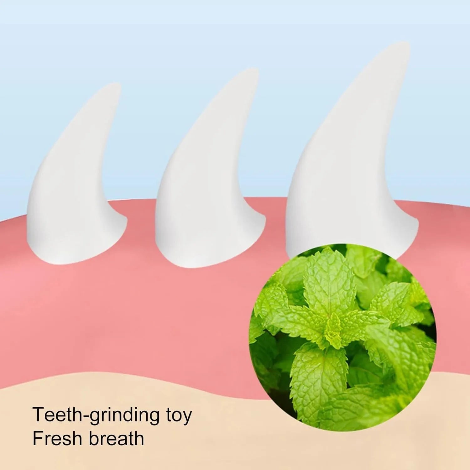 Blue carrot-shaped catnip ball toy with self-adhesive backing for wall mounting and cat teeth cleaning