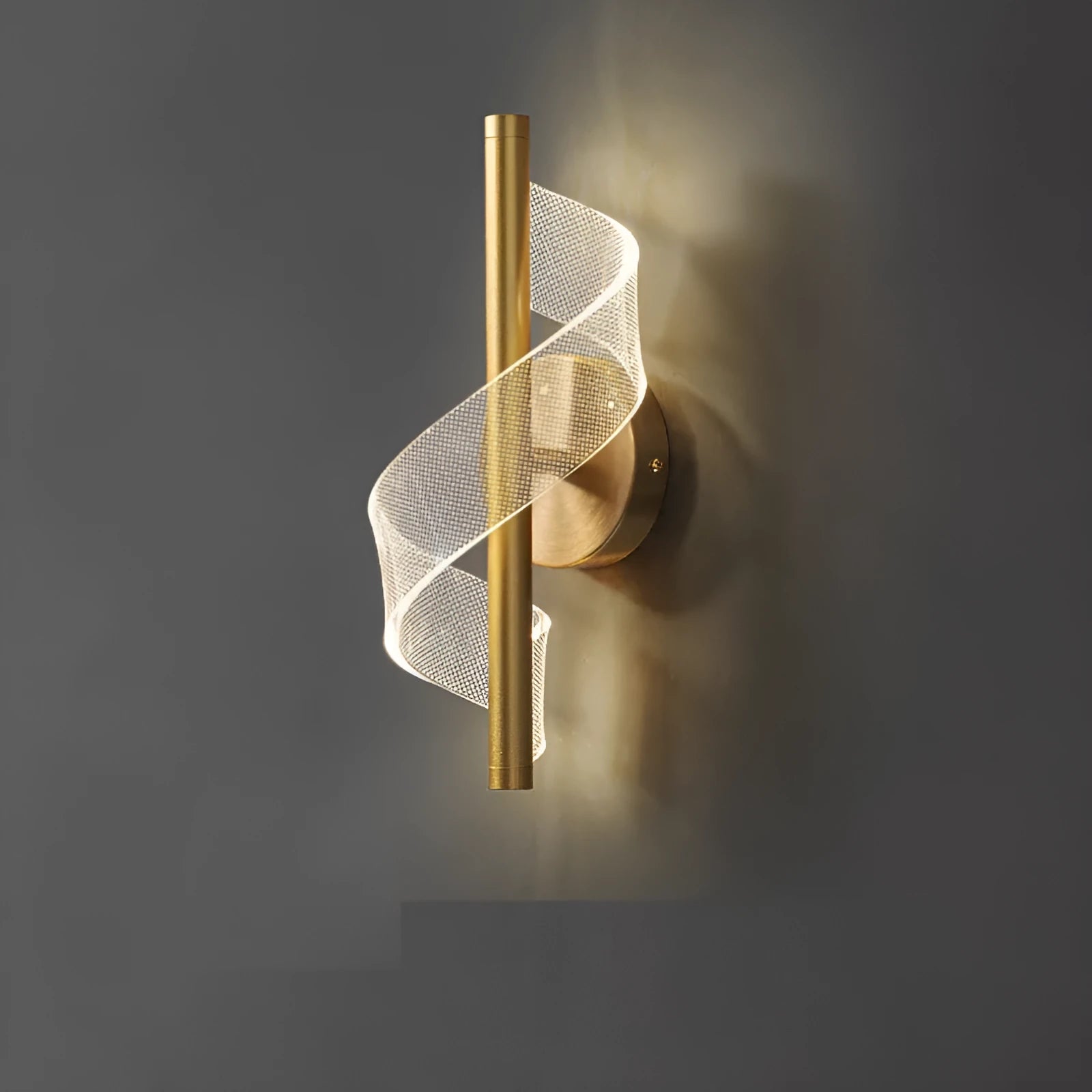 New Art corridor stair background wall lamp with acrylic shade, black finish, smart Tmall Genie compatible