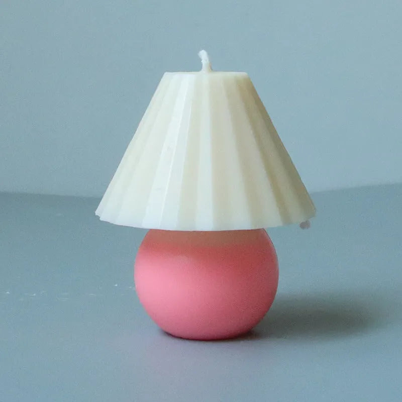 Transparent acrylic small lamp candle mould for homemade scented candles and soaps