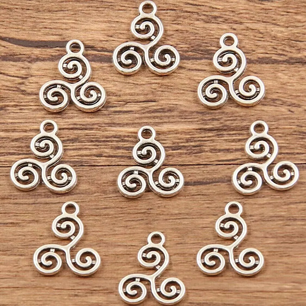 Double-sided hollow circle alloy pendant in simple round style, 7x11mm or 13x15mm, electroplated finish