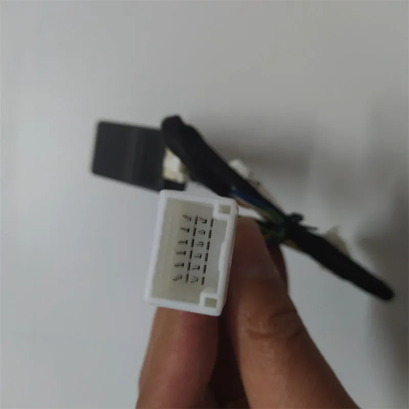 Black tyre pressure monitoring display module for Toyota vehicles with power cord