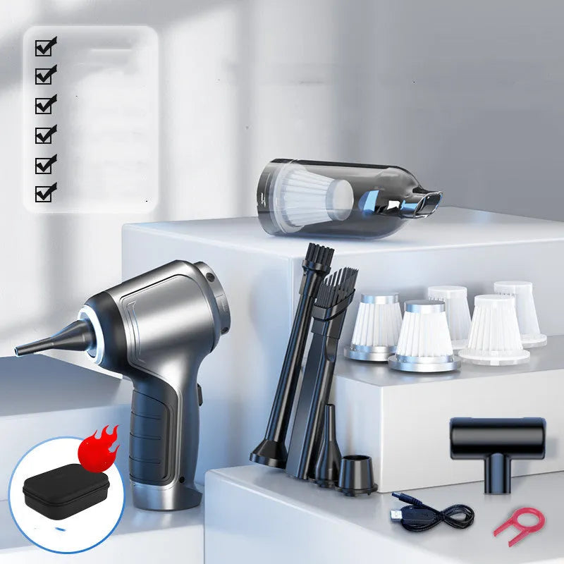 Brushless handheld vacuum cleaner with 12000Pa suction for car and home use
