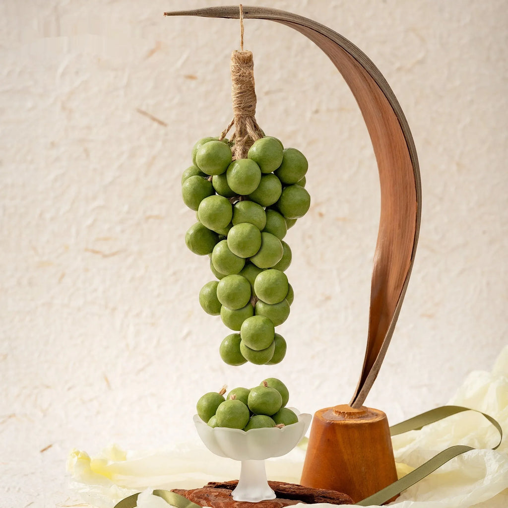 Artificial grape bunch cold process grinding handmade soap in five grape options, one bar per pack