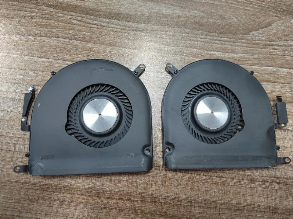 Replacement cooling fan for Apple MacBook A1398 laptop models.