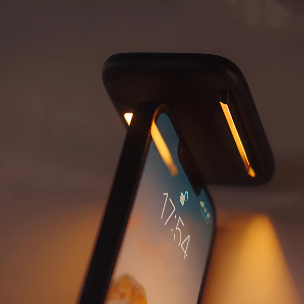 Black alloy MagSafe screen hanging light, 165*36*35MM, with touch dimmer and USB rechargeable battery