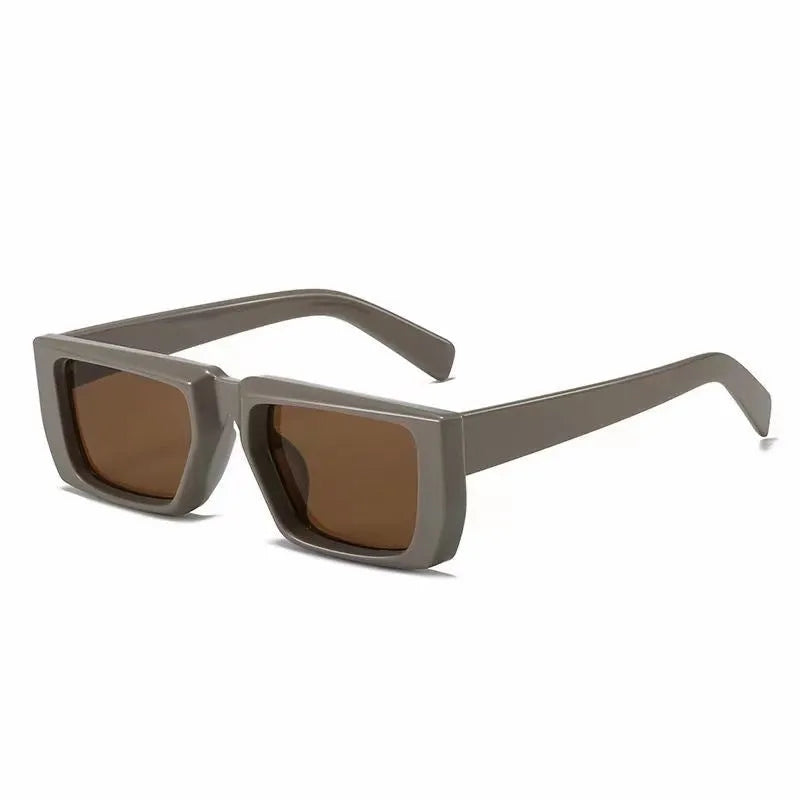 Special-shaped Y2K style sunglasses with UV400 protection in multiple frame and lens colour combinations