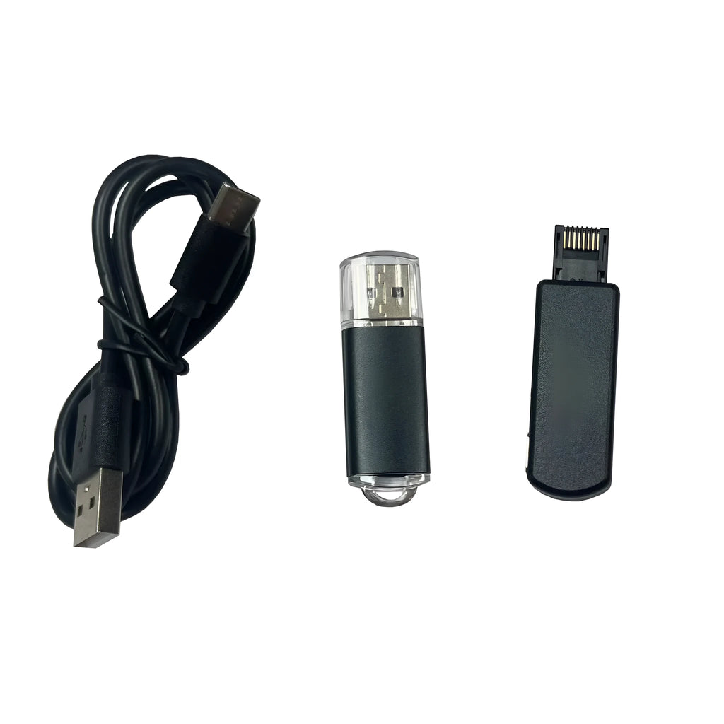 Black JB Tool USB adapter for Nintendo Switch with Ethernet port measuring 81x51x20mm
