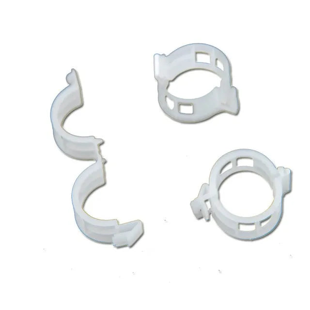 50 plastic plant grafting clips for securing branches on tomato plants and garden shrubs