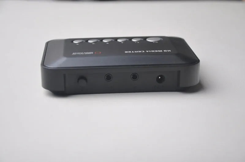 HDTV video player 1080P with USB, SD card slot, HDMI and AV outputs, and remote control