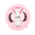 Set of reusable waterproof false eyelashes in five natural artificial fibre styles.