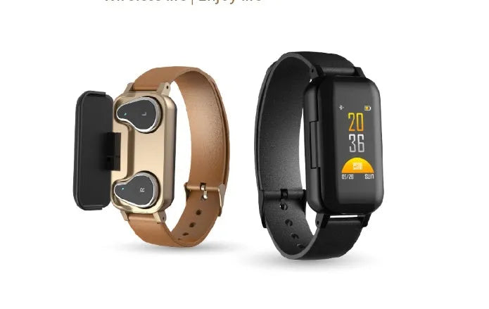 Intelligent environment smartwatch band in black with life waterproof design, 250mm length