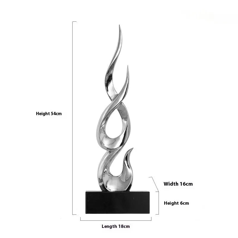 Handmade high-rise resin festival decoration ornament in bright gold colour