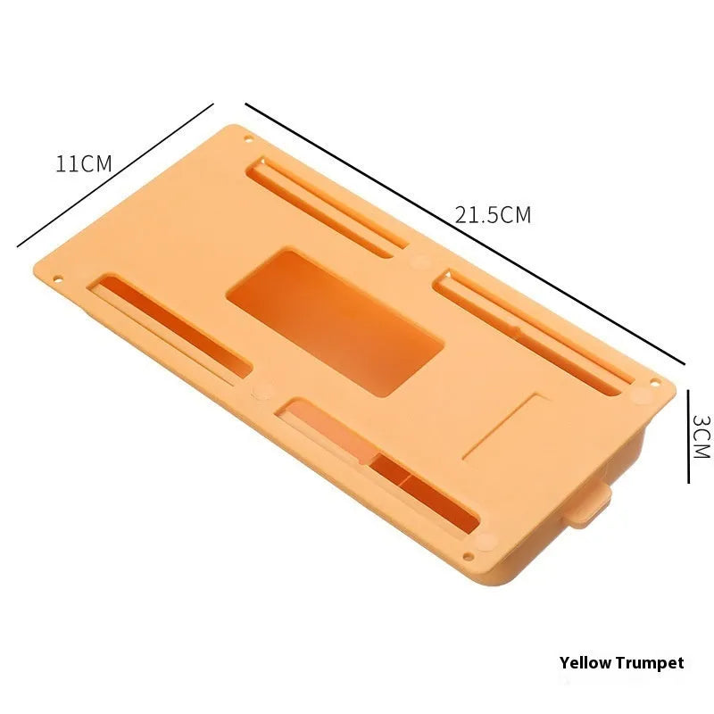 Plastic storage box with lid and internal grid divider in choice of colours