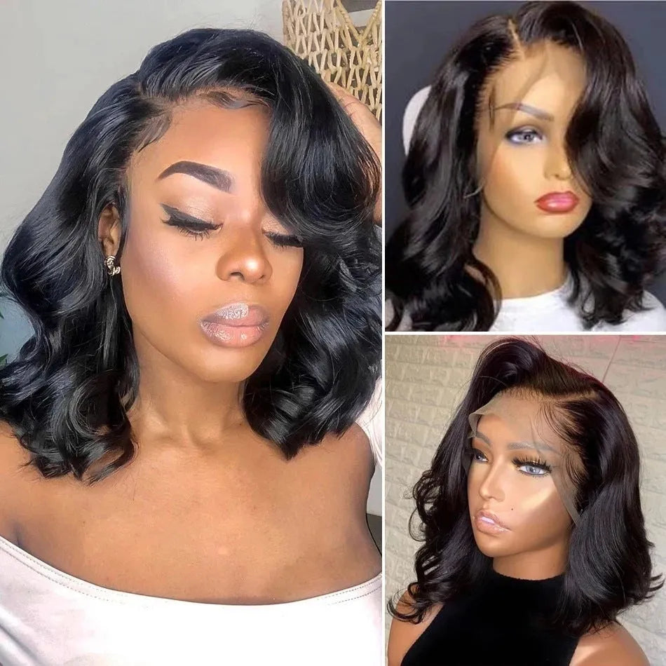 European American women long curly wig high temperature wire middle part long bangs 10-26 inch