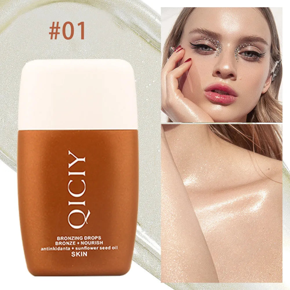 30ML contouring liquid bottle for face and body brightening with four colour options
