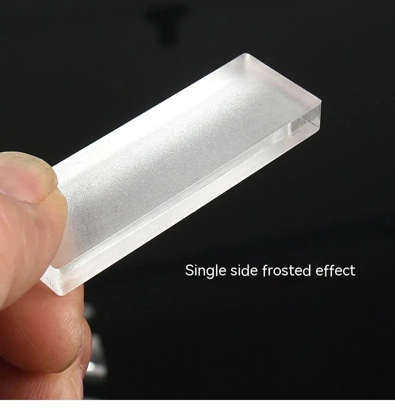 Acrylic optical parallel lenses set for junior high physics experiments