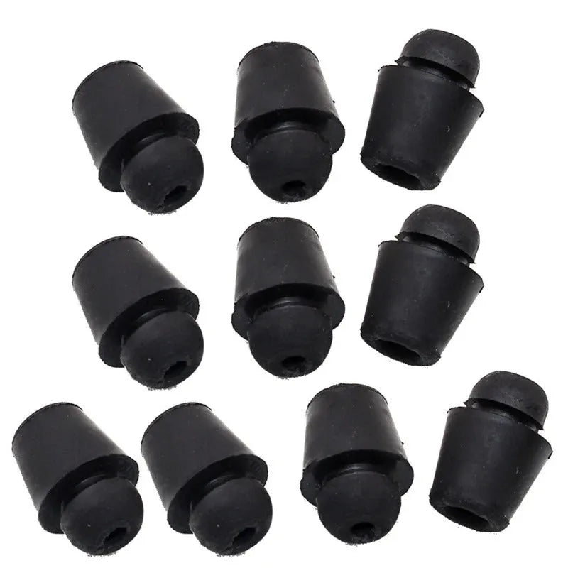 Ten X16 colour rubber automobile buckle clips for shock absorption on vehicle machine covers and trunks