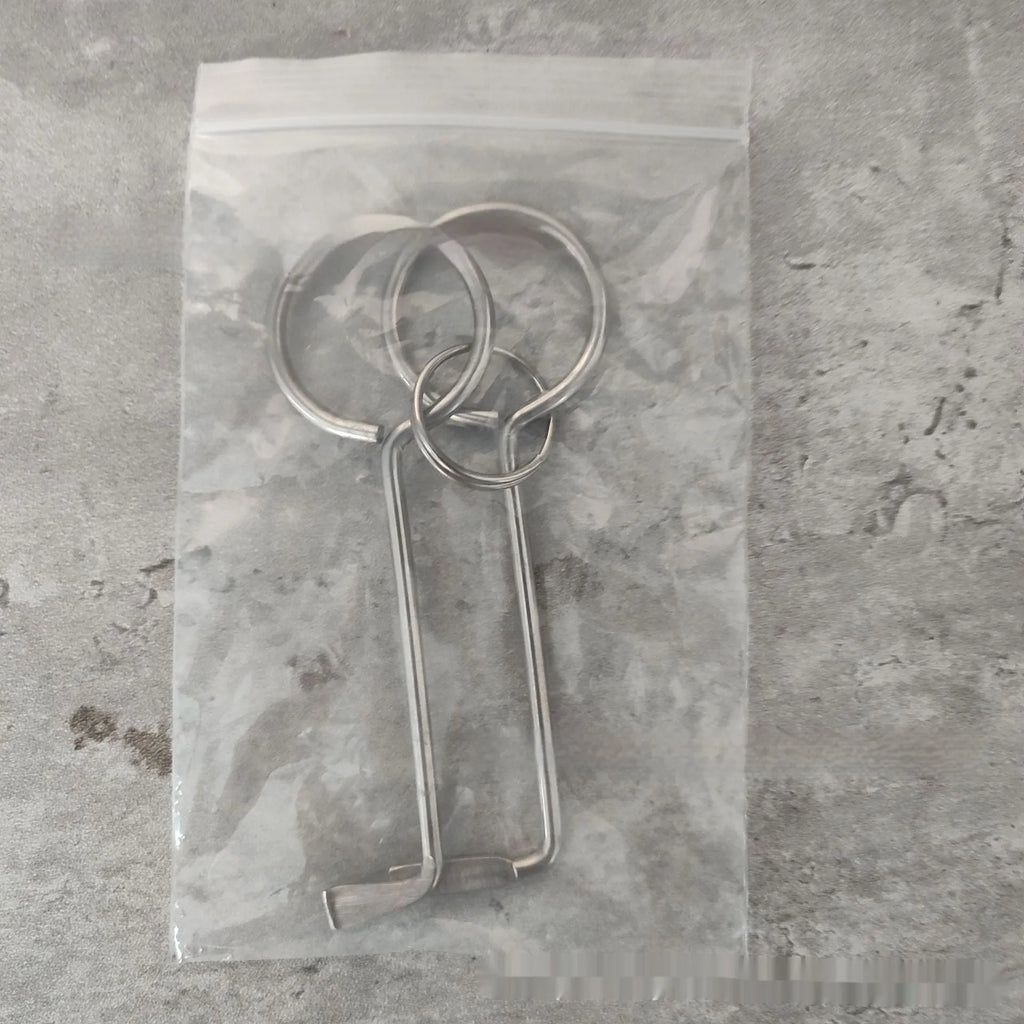 Two adjustable alloy wrench tools from portable universal tool set