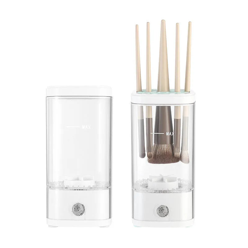 Makeup brush automatic cleaning machine storage box 7.6x7.6x16cm 8000rpm USB cup brush elegant gray