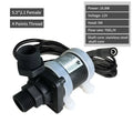 JT-750 series DC centrifugal water pump in engineering plastic for solar heater and floor heating booster.