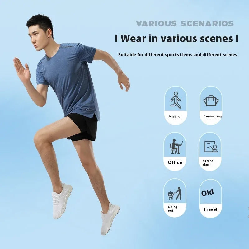 Men's low-waist solid-colour basketball shorts made from polyester fabric.