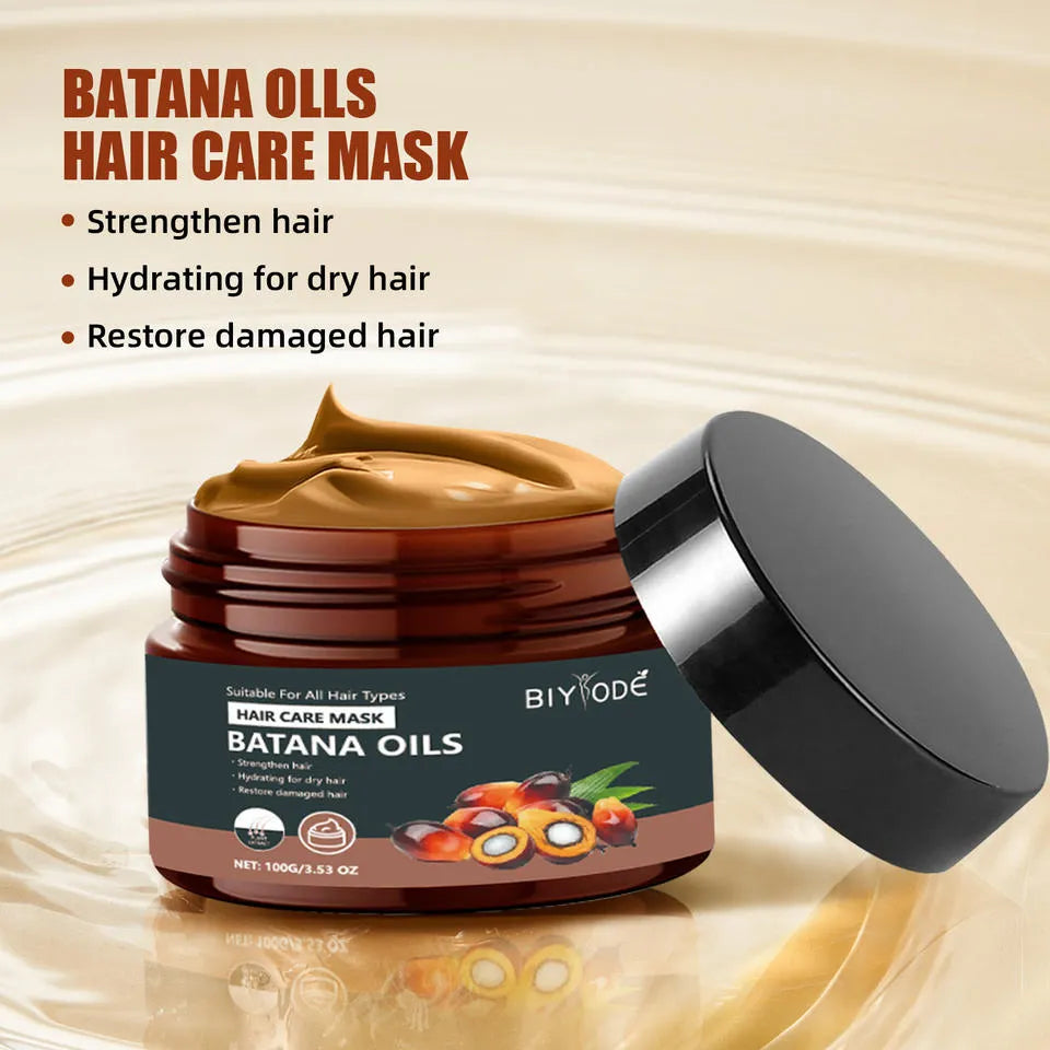 Organic batana oil hair treatment 100g pure unrefined oil for hair growth and moisture repair