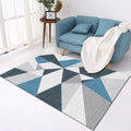 Home crystal velvet carpet in rectangular shape with machine-woven polyester surface and multiple size options