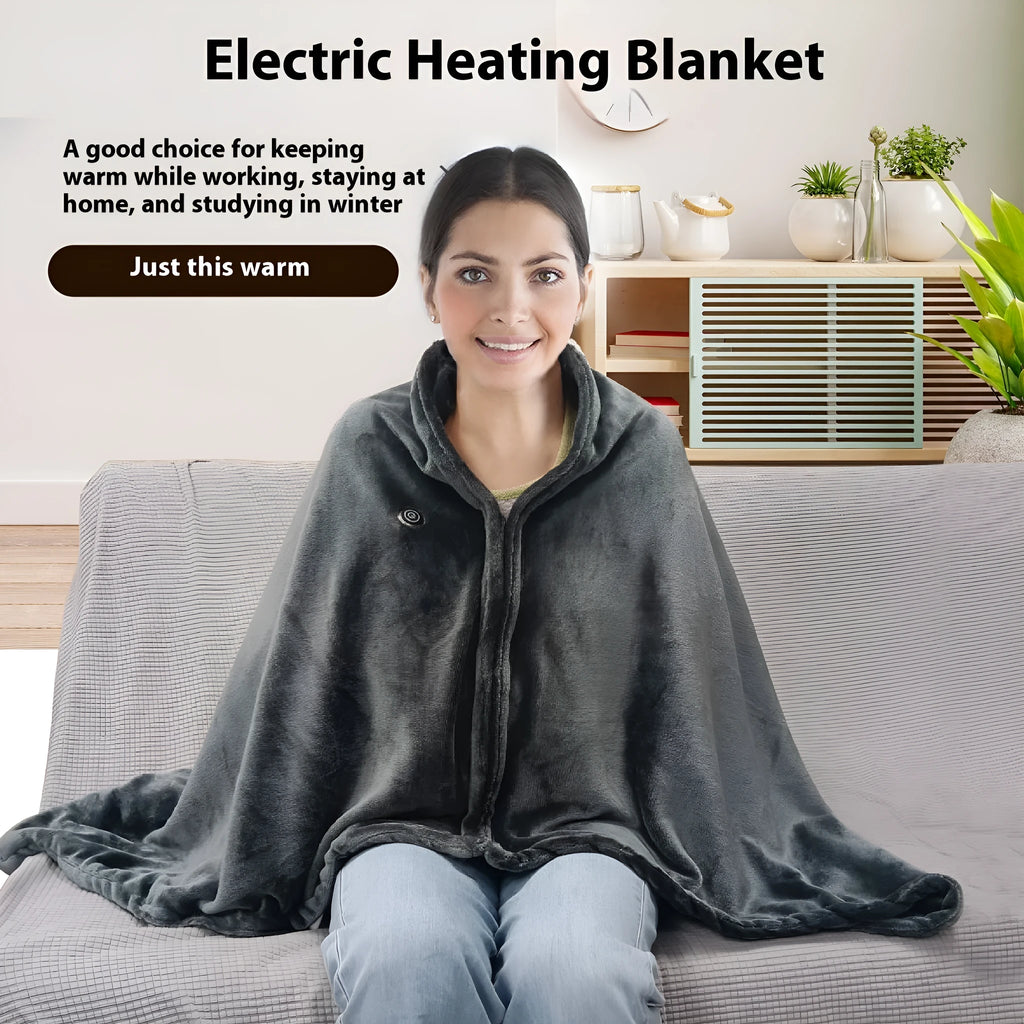 USB electric blanket, 5V DC single-person multifunctional warming rug with USB cable