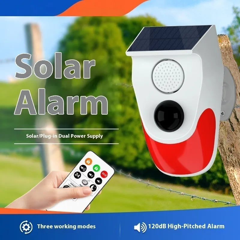 Solar Infrared Alarm Animal Drive Warning Indicator CT90 series with 110 degree detection angle and wireless remote control
