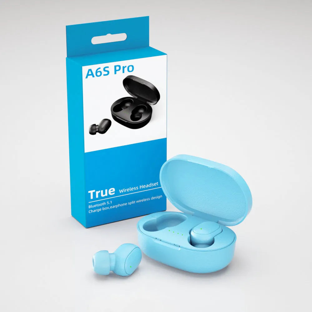 Bluetooth 5.0 stereo earplug headset with 10 metre range, battery display and multi-point connection