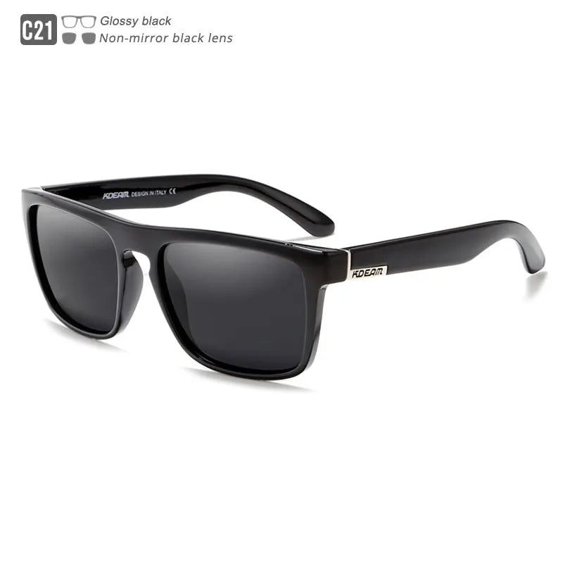 Men's polarized sports driving sunglasses with full frame, UV400 protection, and multiple colour options