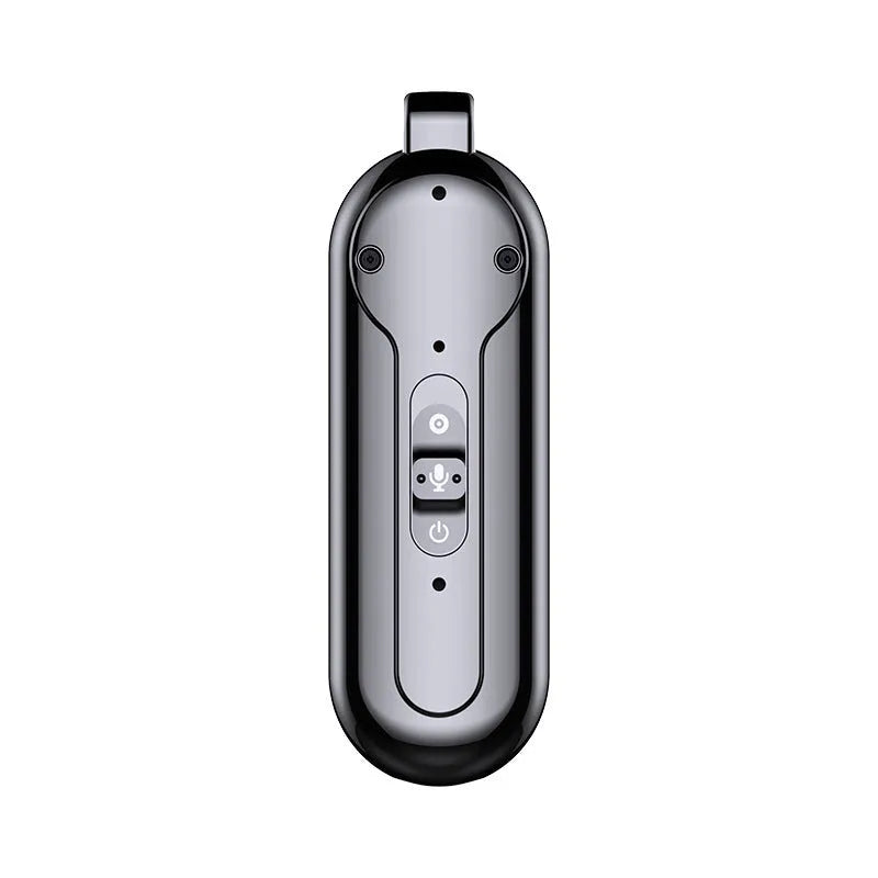 Portable noise reduction digital recorder V3 black with HD lens and Type-C port