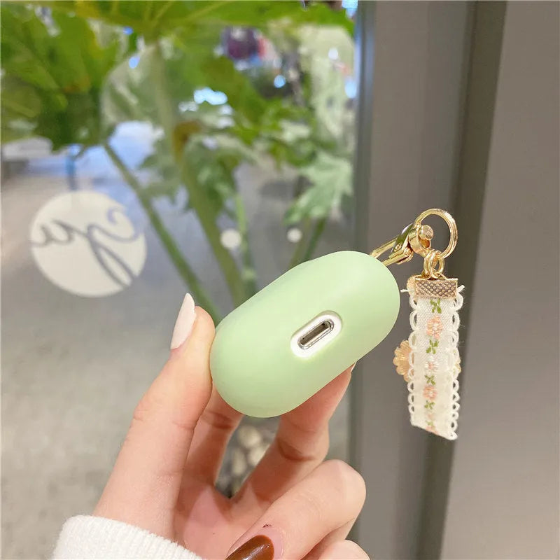 Lace daisy silicone earphone case for AirPods Pro, AirPods 1/2 and AirPods 3