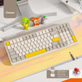 Free Wolf K96 Bluetooth dual-mode hot-swap mechanical keyboard in a choice of four colour-themed versions with RGB lighting.