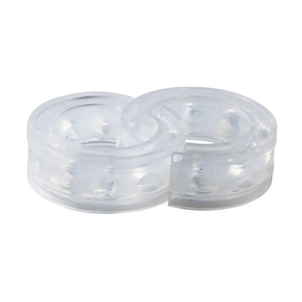 Transparent rubber car spring shock absorbers for suspension damping in six size options