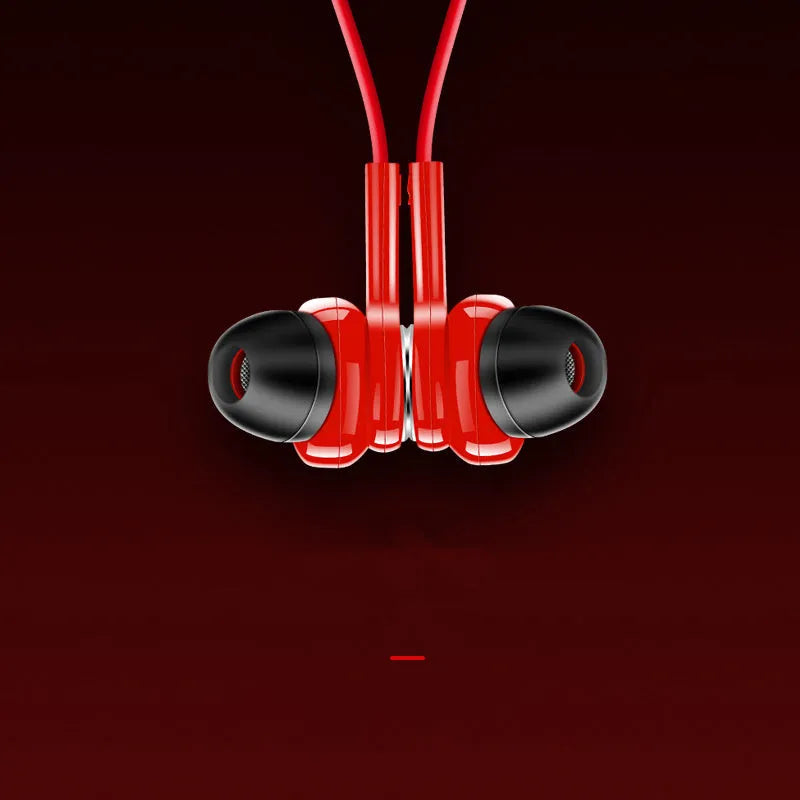 G03 black neckband Bluetooth earphones with earpieces, shown on a neutral background.