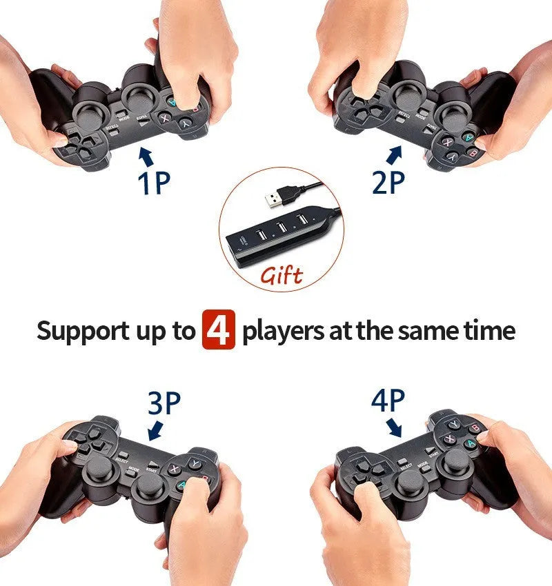 Super ConsoleX USB wired game controller in SNES or AC handle colours