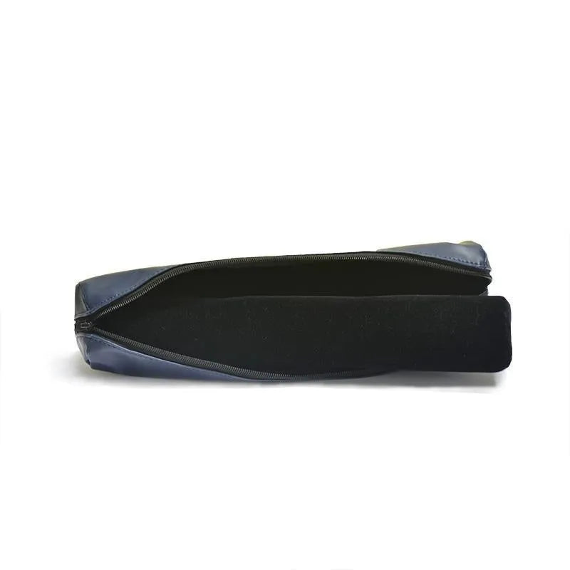 Polyester women's portable bracelet watch buggy bag storage case in black velvet with black bracelet stick
