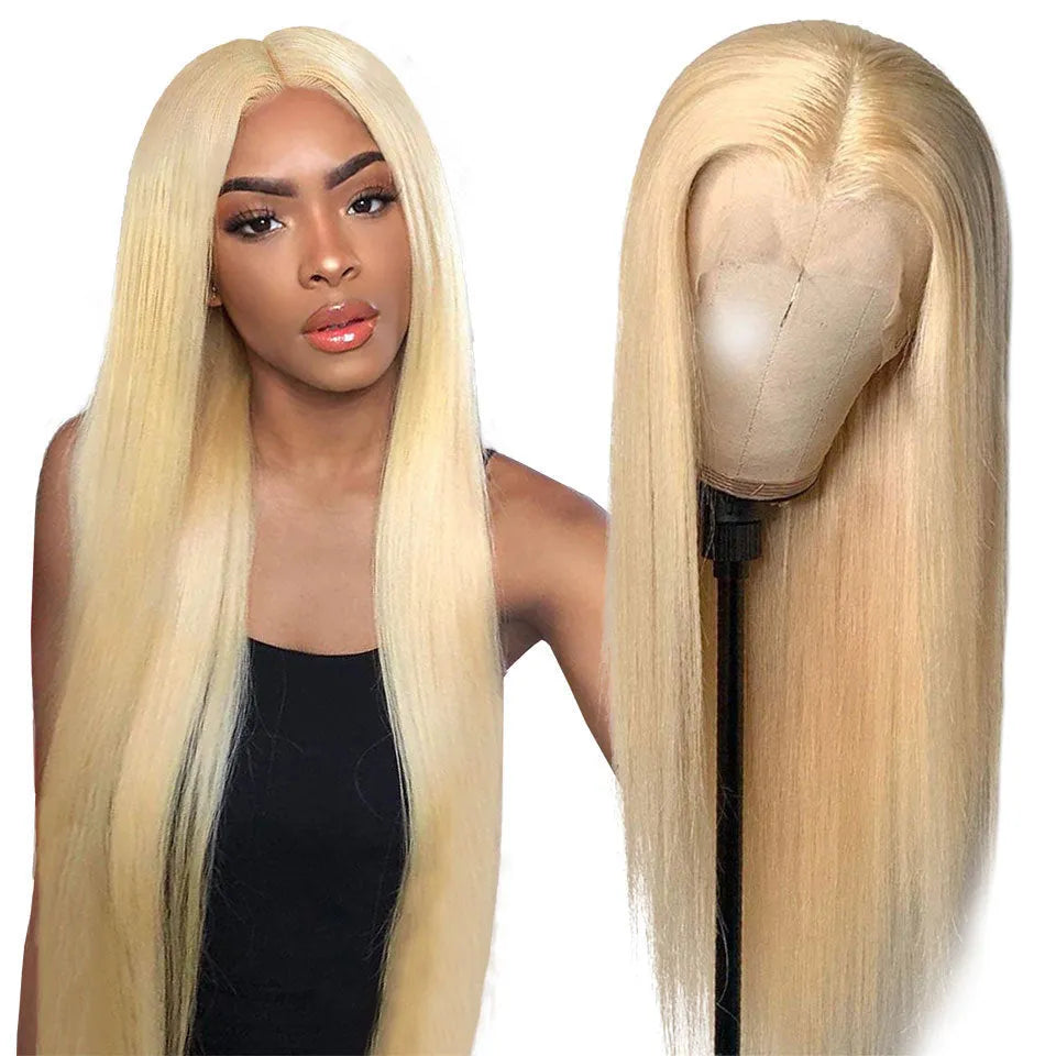 613# 13x4 hand hook mesh real human hair wig STW natural style for ladies