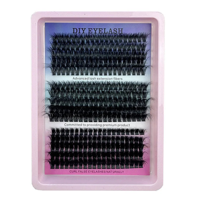 Large capacity box of mixed messy false eyelashes in high imitation material with specification options