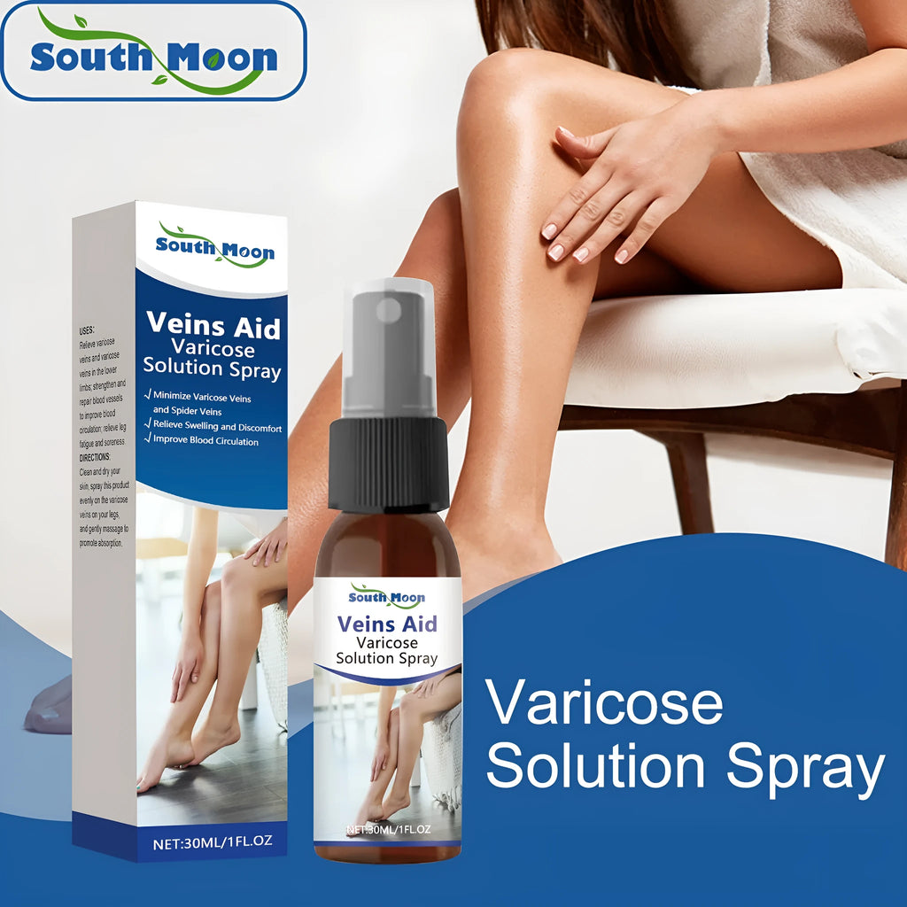 Leg Care Spray Daily Massage 30ml bottle with menthol ginger horse chestnut ingredients