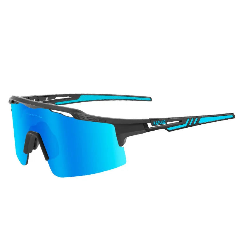Polarized HD bicycle glasses with TR90 frame and full rim design in colourful lens set
