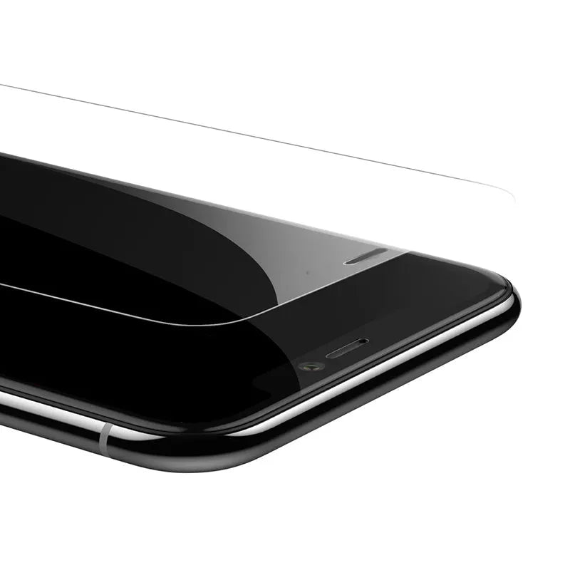 0.3mm tempered glass film for iPhone X XS 11 Pro 5.8in, transparent, two-pack with applicator