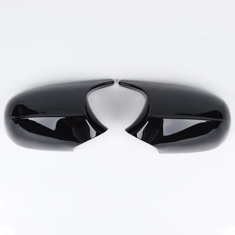 BMW 3 Series E90 rearview mirror replacement housing in ABS plastic with black or carbon pattern finish