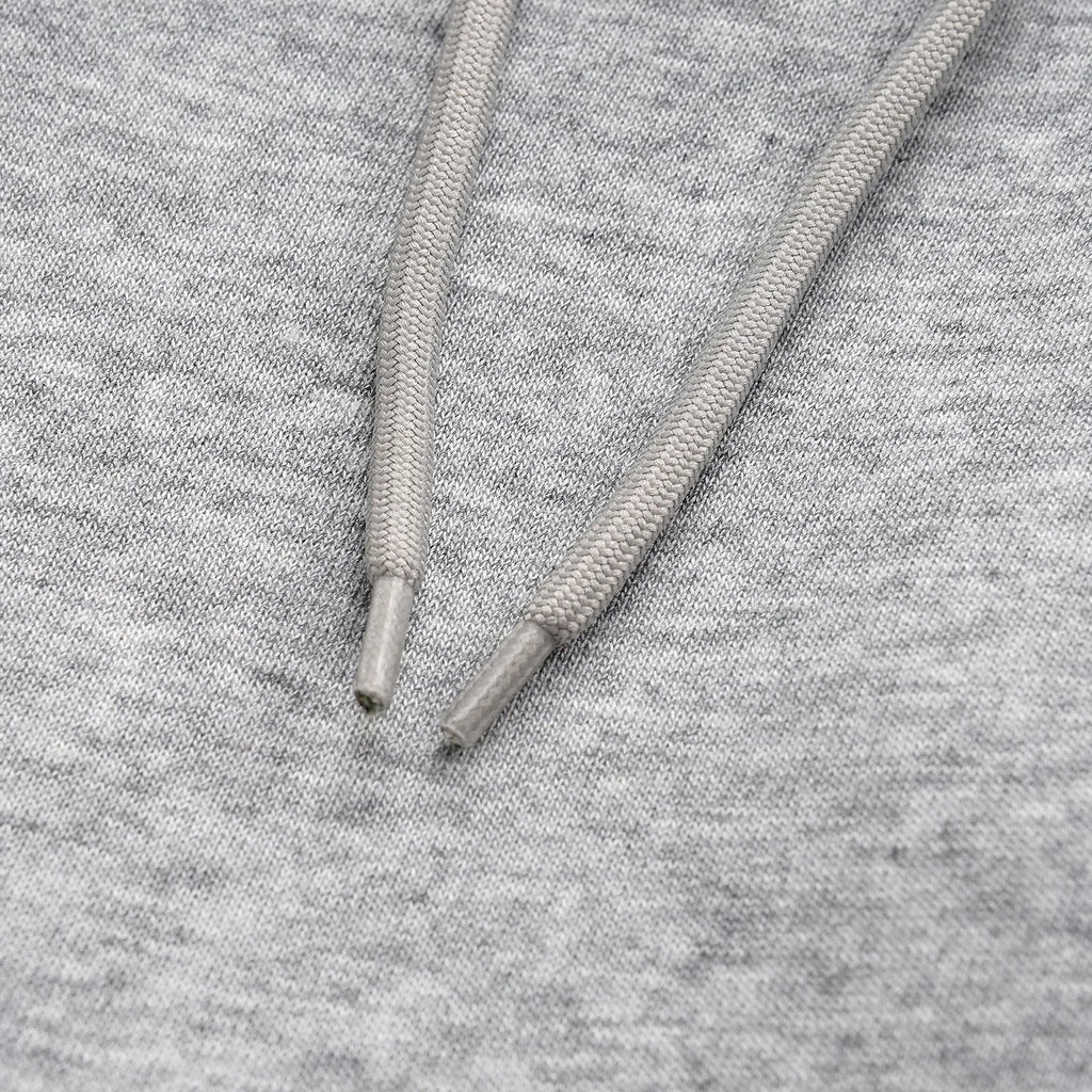 Men's solid colour straight-leg cotton casual trousers shown in black and grey.