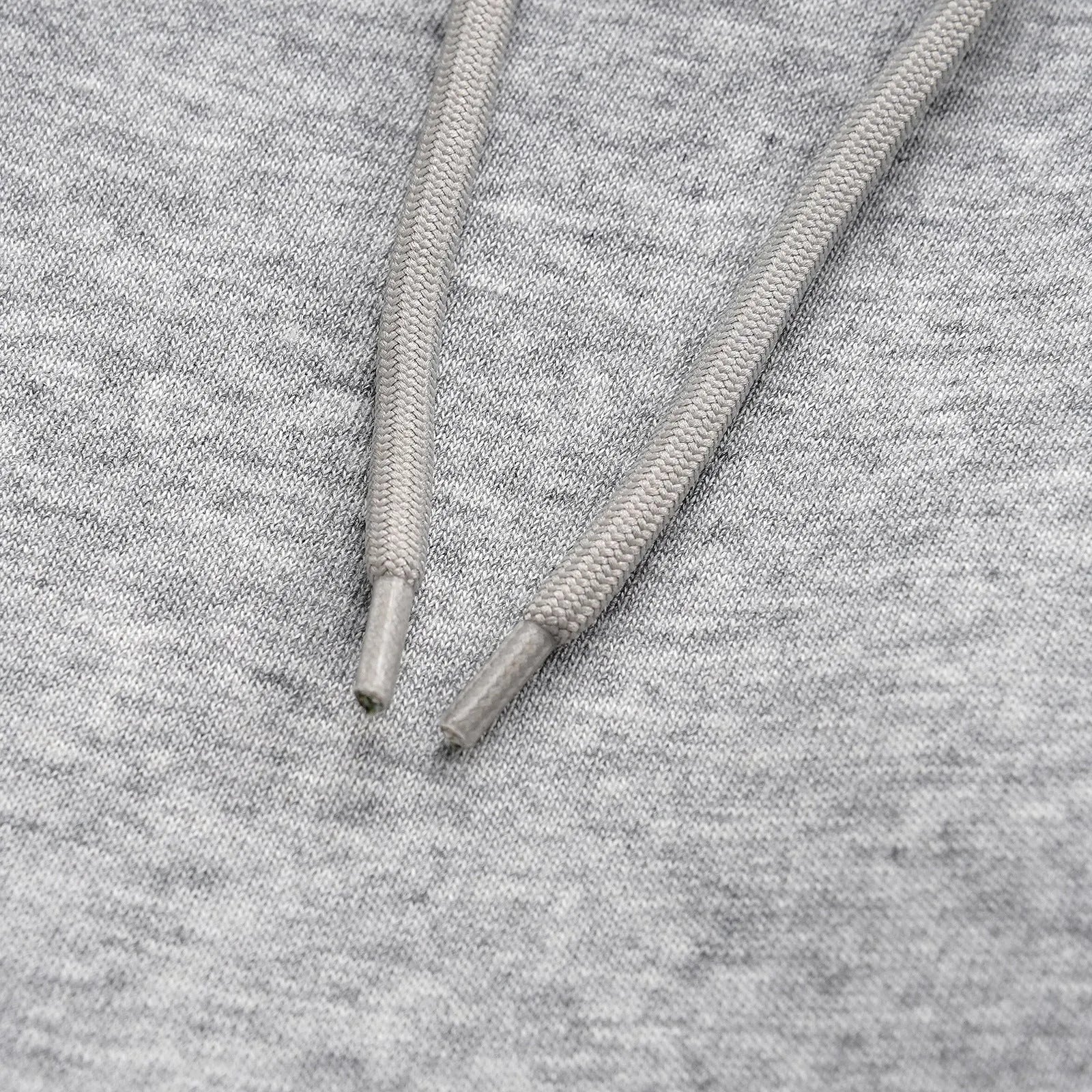 Men's solid colour straight-leg cotton casual trousers shown in black and grey.