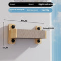 White space capsule cat scratching post with sisal rope, suspended from a ceiling with suction cups.