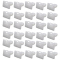 Black automobile plastic nails and buckles for car interior trim, 60-piece pack
