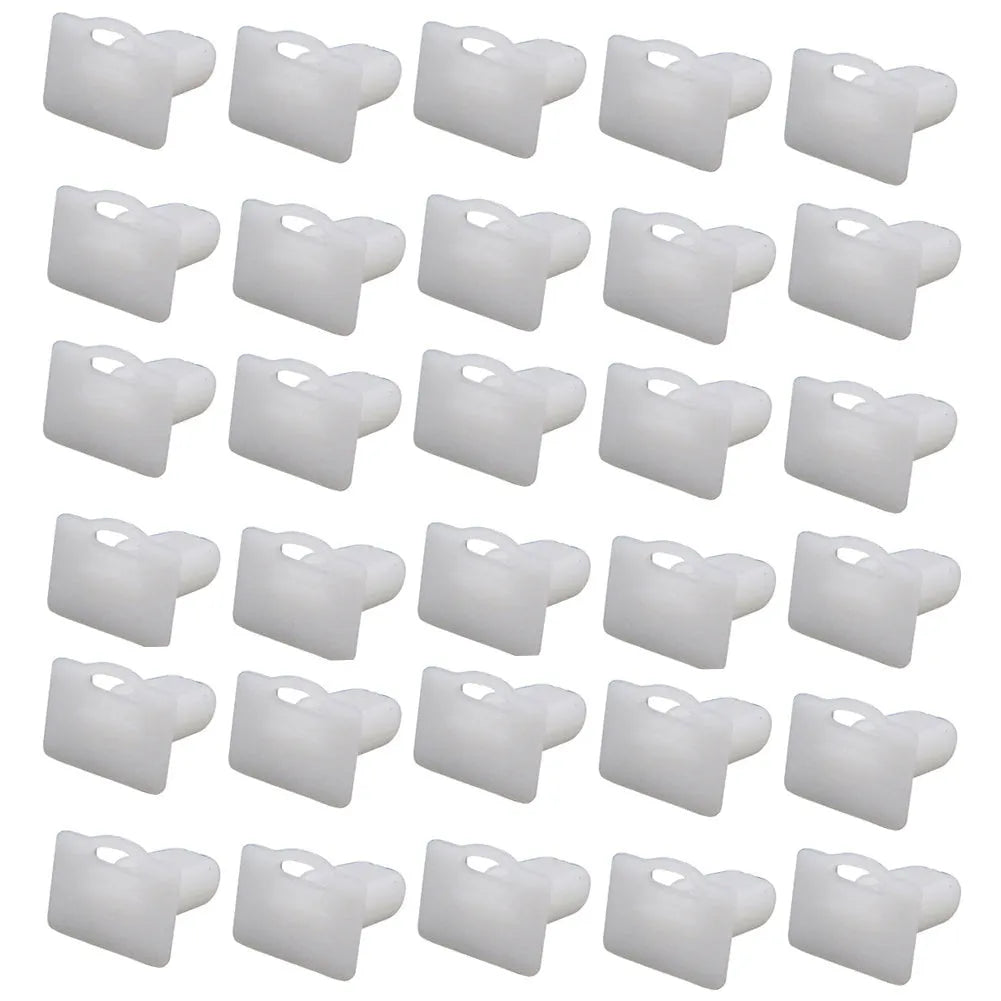 Black automobile plastic nails and buckles for car interior trim, 60-piece pack