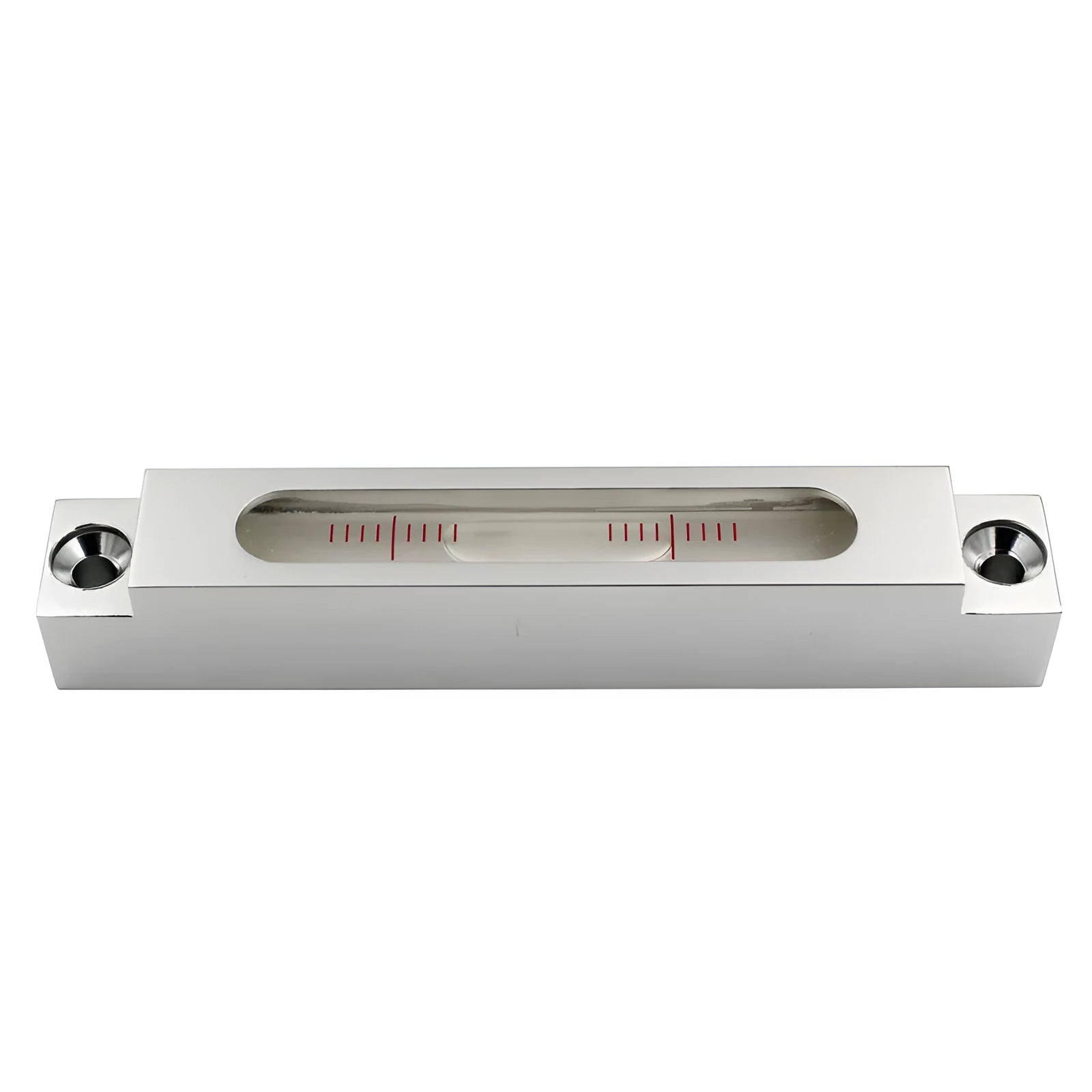 132mm long metal mini spirit level with glass vial for precision measurement